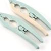 YUHUAWF Nut Cracker 2pcs Multifunctional Nut Walnut Opener Nut Pliers Tool Nut Shucker Portable Walnut Clip for Home Stainless Steel (Color : As Shown) view 2