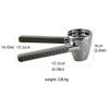 Nut Cracker Tool Walnut Clip Sheller Stainless Steel Walnut Clip Kitchen Dried Fruit Open Core Clip Multifunctional Clip Shelling Tool White/Gray Nutcracker Pecan (Color : A) view 2