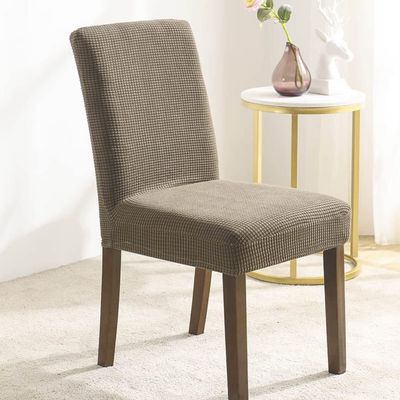 1/2/4/6pcs Jacquard Elastic Dining Chair Cover Spandex Slipcover Protector Case Kitchen Seat Cover Banquet housse de Chaise,Color 8,6pcs