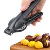 Nut Cracker Tool Nut Opener Cutter Chestnut Peeling Device Chestnut Claw Raw 2 In 1 Quick Chestnut Clip Walnut Pliers Chestnut Metal Nutcracker Nutcracker Pecan (Color : Yellow) view 2