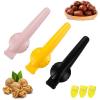 Nut Cracker Tool Nut Opener Cutter Chestnut Peeling Device Chestnut Claw Raw 2 In 1 Quick Chestnut Clip Walnut Pliers Chestnut Metal Nutcracker Nutcracker Pecan (Color : Yellow) view 3