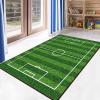 XQKXHZ Kids Rug for Playroom, Kids Carpet Playmat Rug, Fun Football Field Game Floor Carpet, Learn & Have Fun & Educational Play Mat Rug Great for Children Bedroom Playroom Living Room,140x200cm view 1