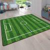 XQKXHZ Kids Rug for Playroom, Kids Carpet Playmat Rug, Fun Football Field Game Floor Carpet, Learn & Have Fun & Educational Play Mat Rug Great for Children Bedroom Playroom Living Room,140x200cm view 2