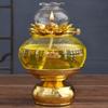 22.5cm Chinese Traditions Buddhist Butter Lamps Household Oil Lamps Buddhist Supplies view 2