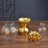 22.5cm Chinese Traditions Buddhist Butter Lamps Household Oil Lamps Buddhist Supplies view 3