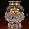 13.5cm Chinese Butter Lamp Buddha Household Glass Oil Lamp Buddhist Temple Supplies view 1