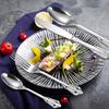 72 Pieces Gorgeous Silver Flatware Sets, Heavy Tableware Antique Silver Flatware Set, 18/10 Stainless Steel Cutlery, Antique Silver-plated Cutlery Set for 18 (72pcs, silver) view 2