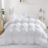 Star Linen Fluffy Down Alternative 1000 Series 5 Piece White Pinch Pleated Bedding Comforter Set (Comforter + 4 Pillow Cases) 500 GSM Egyptian Cotton Twin XL view 2