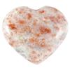 Crocon Sunstone Gemstone Big Heart Hand Carved Puff Stones Set Pocket Crystals Healing Tumble Collection Palm Worry Pocket Stone Good Luck Charm Gift Craft Home Decor Size 2 inch view 1