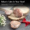 Crocon Sunstone Gemstone Big Heart Hand Carved Puff Stones Set Pocket Crystals Healing Tumble Collection Palm Worry Pocket Stone Good Luck Charm Gift Craft Home Decor Size 2 inch view 2