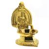 JDS Puja Articles by Sengems Traditional Panchaloha Kamatchi Vilakku/Kamakshi Devi Maa Diya/Oil Lamp, Golden (Weight:370g) view 2