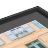 ArtToFrames 22x33 inch Black Stain on Solid Red Oak Picture Frame with 2 Inch Single Charcoal Mat, SingleMat-0066-59504-YBLK-22x33-41 view 4