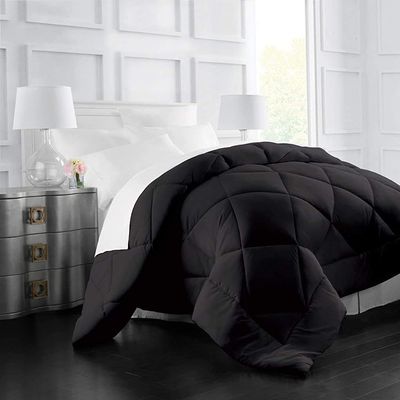 3 Piece Duvet Insert Queen (88'' x 94'') Comforter All Season Black Alternative Comforter Soft and Fluffy