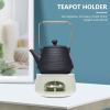 1 Pc Tea Warmer Teapot Insulation Candle Heating Base Tea Heater Teapot Warmer Candleholder for Teapot Tea Stove Warmer Teapot Candle Stand Teapot Heater Tea Stove Holder view 4