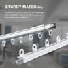 SOLOKOS Telescopic Ceiling Mount Curtain Track System 33 to 59 inch Adjustable Room Divider Track Set (33-59") White view 3