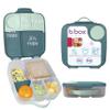 b.box Lunch Box for Big Eaters All Ages - 8.5 Cup Leak Proof Bento Box with 4 Compartments, School Lunch Container with Ice Pack, Dishwasher Safe, BPA-Free, PFAS-Free - Emerald Forest view 1