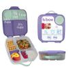 b.box Lunch Box for Big Eaters All Ages - 8.5 Cup Leak Proof Bento Box with 4 Compartments, School Lunch Container with Ice Pack, Dishwasher Safe, BPA-Free, PFAS-Free - Lilac Pop view 1