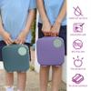 b.box Lunch Box for Big Eaters All Ages - 8.5 Cup Leak Proof Bento Box with 4 Compartments, School Lunch Container with Ice Pack, Dishwasher Safe, BPA-Free, PFAS-Free - Lilac Pop view 2