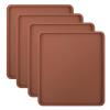 Aulock 4PCS Silicone Food Dehydrator Sheets with Edge, Non-stick Tray Liner view 1