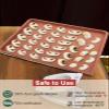 Aulock 4PCS Silicone Food Dehydrator Sheets with Edge, Non-stick Tray Liner view 4