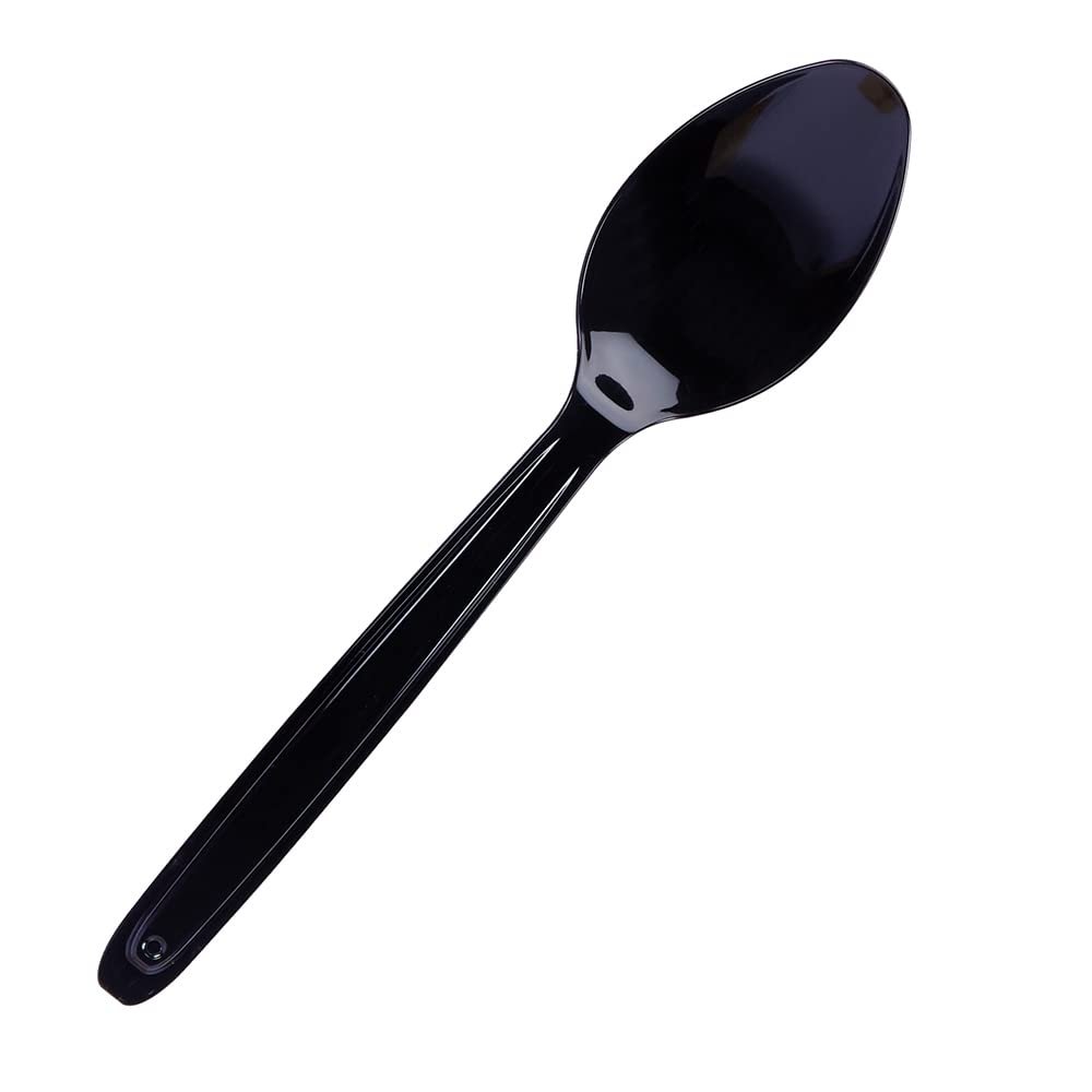 WNA Cutlerease Black Plastic Spoon Refill, Bulk Pack of 960 Spoons, For Use With Cutlerease Dispensing System, Polystyrene Disposable Cutlery, Made in the USA