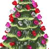 Ceramic Tree Replacement Bulbs - Bulbs for Vintage Ceramic Christmas Tree - Ceramic Christmas Tree Lights - Ceramic Christmas Tree Bulbs - Ceramic Christmas Tree Replacement Lights (Heart, 1200) view 3