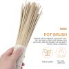 Cabilock Japanese Wok 2Pcs Kitchen Cleaning Brush Frying Pan Brush with Handle Traditional Pot Cleaning Brush Cleaning Whisk Tools for Chinese Wok Cleaning Scrubber view 2