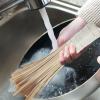 Cabilock Japanese Wok 2Pcs Kitchen Cleaning Brush Frying Pan Brush with Handle Traditional Pot Cleaning Brush Cleaning Whisk Tools for Chinese Wok Cleaning Scrubber view 3