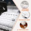 XQKXHZ Double Size Duvet, Luxurious White Goose Feather & Down Quilt, 95% Down Filling King Size Bed Duvet, All Seasons Warmth and Breathable Down Comforters, Cotton Shell, White - 200x230cm- 3kg view 4
