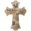 Carson Home Accents With His Love, 10.50-Inch Height, Black and Brown, Wood, Religious Indoor Decor view 1