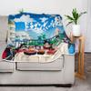 Dragon Ball Super Feast Plush Throw Blanket | Super Soft Fleece Blanket, Cozy Sherpa Cover for Sofa and Bed, Home Decor Room Essentials | Anime Manga Gifts and Collectibles | 45 x 60 Inches view 2