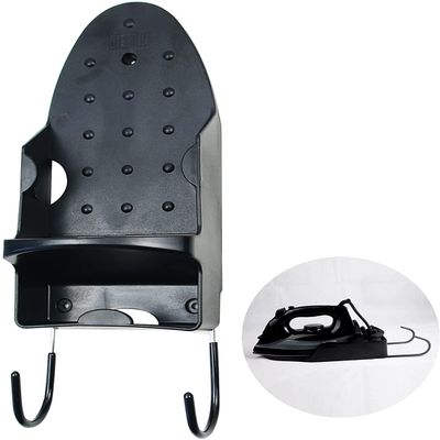 CareforYou Iron Board Holder Wall Mount Iron Board Hanger with Heat Resistant Iron Rack and Hooks for Ironing Board - for Max 5.1 Inch Width