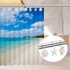 Seashell Shower Curtain Hooks12PCS Anti Rust Decorative Resin Hooks for Bathroom, Baby Room, Bedroom, Living Room Decor (White Seashell) view 4