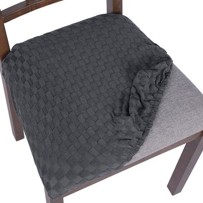 4pcs Stretch Elastic Dining Room Chair Seat Covers Universal Removable Washable Cover Protector Cushion Slipcover ,G347528,China