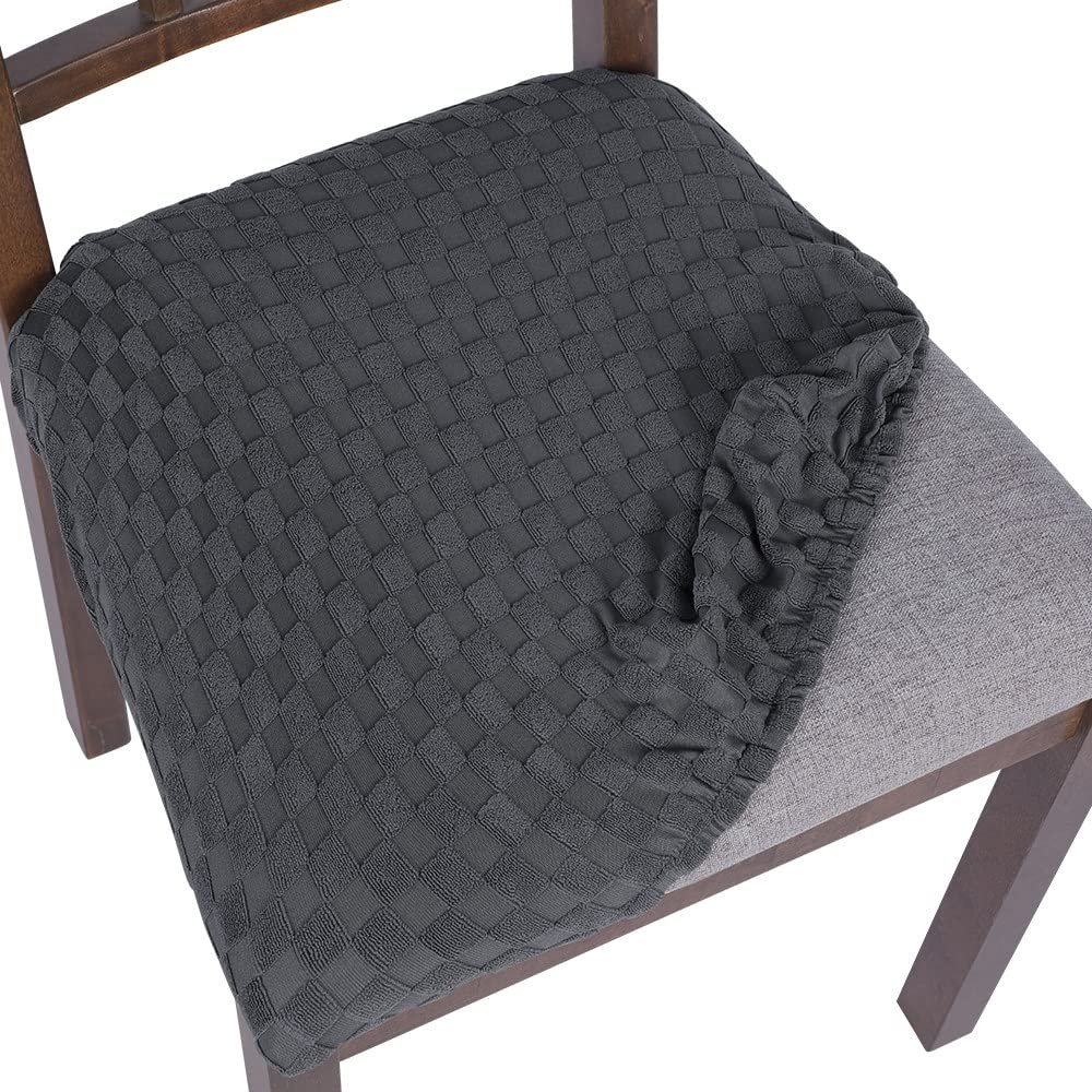 4pcs Stretch Elastic Dining Room Chair Seat Covers Universal Removable Washable Cover Protector Cushion Slipcover ,G347528,China