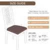 4pcs Stretch Elastic Dining Room Chair Seat Covers Universal Removable Washable Cover Protector Cushion Slipcover ,G347528,China view 2