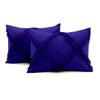 5 Piece Cross Diamond Ruffle Duvet Cover with Zipper & Corner Ties 1000 Thread Count 100% Egyptian Cotton Premium Hotel Class Decorative Bedding Luxurious Quality (Grand King 104'' x 90'', Royal Blue) view 3