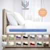 Full/Queen Duvet Cover Set Leopard Print - Egyptian Cotton 600-Thread Count Soft Duvet Cover Set 3 Pieces with Zipper Closure Corner Ties, 1 Duvet Cover and 2 Matching Pillow Shams view 3