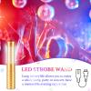 Civaner 2 Pcs Upgrade Bottle Service Lights LED Strobe Baton Bottle Girl Lights Rechargeable Handheld Flashing Club Signs for Birthday Wedding Party (Gold,White Light) view 3