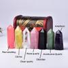 7pcs/Set Treasure Wooden Box Seven Star Array Natural Crystal Pillar Crystal Points view 3