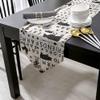 ARTSHOWING Farm Animals Table Runner 13x120inch, Washable Dresser Scarf Table Decoration for Home Kitchen Dining Holiday Wedding Party Decor, Easy to Clean - Cow Pig Chicken Silhouettes with Words view 2