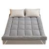 Twin Mattress Topper Extra Thick Pillowtop Cooling Mattress Topper Plush Mattress Pad Cover Cotton Top Protector Overfilled Down Alternative Filling(Gray,150cmx200cm) view 1