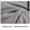 Twin Mattress Topper Extra Thick Pillowtop Cooling Mattress Topper Plush Mattress Pad Cover Cotton Top Protector Overfilled Down Alternative Filling(Gray,150cmx200cm) view 3