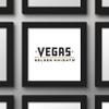 Trends International Black Framed Version Gallery Pops NHL Vegas Golden Knights-Wordmark Wall Art, 12" x 12" view 3