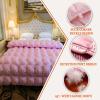 XQKXHZ Double Down Duvet, Luxurious All Seasons Down Comforte, Ultra Soft and Durable Down Duvet Insert with Extra Warmth and Lightness Quilt, 200x230cm - 3kg,Pink view 4