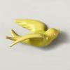 Artificial Handcrafted Ceramic Yellow Swallow Animal Sculpture Wall Hanging Art Decor Home Office Wedding Gift view 1