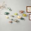Artificial Handcrafted Ceramic Yellow Swallow Animal Sculpture Wall Hanging Art Decor Home Office Wedding Gift view 4