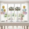 2Pcs of Metal Wedding Vases for Centerpieces: 35.43in Tall Flower Stands with Chandelier Acrylic Crystals, Elegant Table Centerpieces, Luxury Flower Stands for Wedding Party Dinner Event Home Dcor view 4