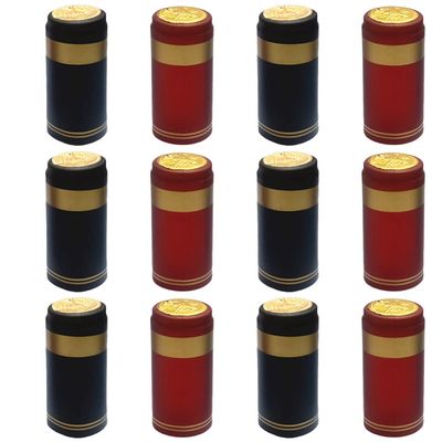NUOBESTY Wine Shrink Tops 200Pcs PVC Heat Shrink Wrap Bottle Corks Bottle Caps for Cellars and Home Use (Assorted Color) Sleeves