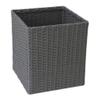 YANZHEXIN Bathroom Waste Basket Indoor Trash Can Trash Basket Waste Paper Basket Trash Can Gray Clothes Storage Basket Bathroom Kitchen Home Office Kitchen Garbage Can (Color : A) view 1